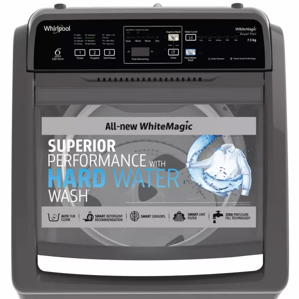 Whirpool 7.5 KG Royal Plus Washing Machine With In Built Heater - Image 3