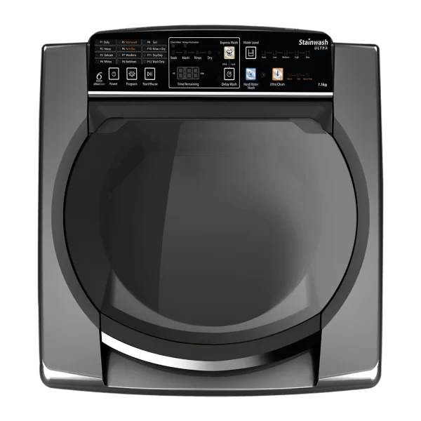 Whirlpool 7.5KG Top Loading Stain Wash Washing Machine | Ultra (SC) Grey BD - Image 2