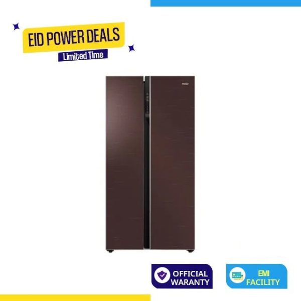 Haier 600L Side-by-Side No Frost Refrigerator (HRF-622ICG)