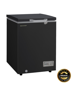 Sharp 110 Liters Freezer | SJC-138-BK - Black