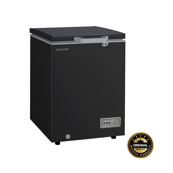 Sharp 110 Liters Freezer | SJC-138-BK - Black