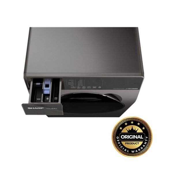 Sharp 10.5 Full Auto Front Loading Inverter Washing Machine | ES-FW105D7PS - Image 3