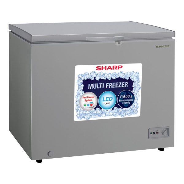Sharp 510 Liters Freezer | SJC-528-GY - Grey - Image 2