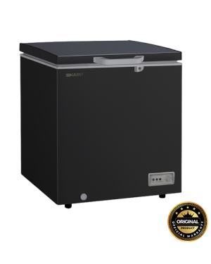 Sharp 220 Liters Freezer | SJC-238-BK - Black