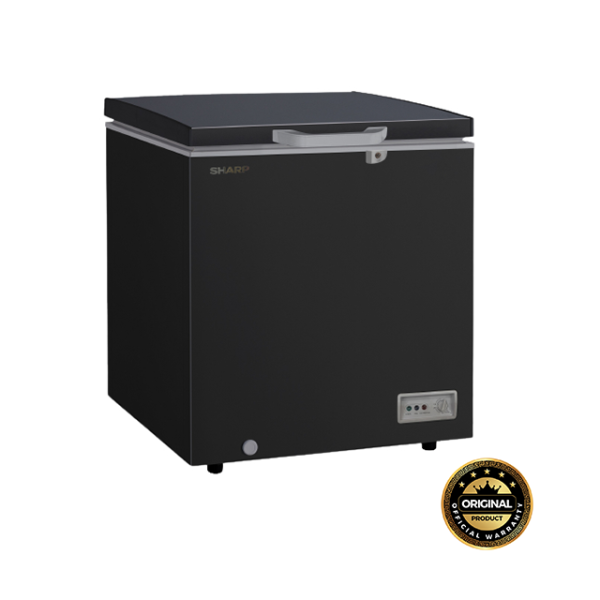 Sharp 110 Liters Freezer | SJC-138-BK - Black - Image 2