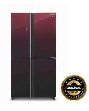 Sharp 639 Liters 4-Door Refrigerator | SJ-VX88PG-RD - RED
