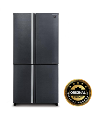 Sharp 567 Liters 4-Door Refrigerator | SJ-VX77ES-DS - Dark Inox