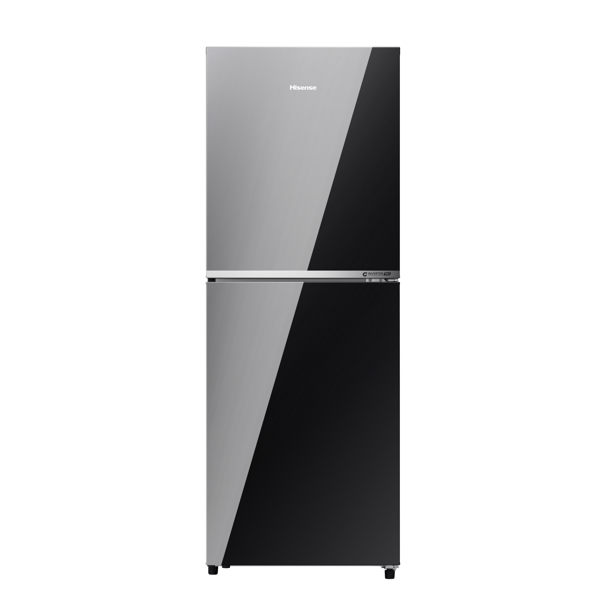 Hisense 277L TMF Inverter Glass Door Refrigerator RT1G276NAMB (Mirror Black)