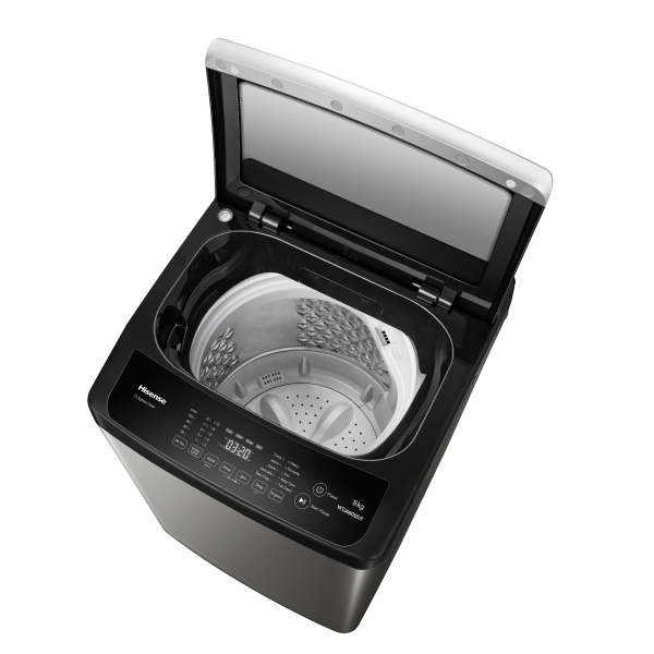 Hisense 8 kg Top Load Washing Machine (Titanium Gray ) WTJA8012UT/BD3 - Image 4