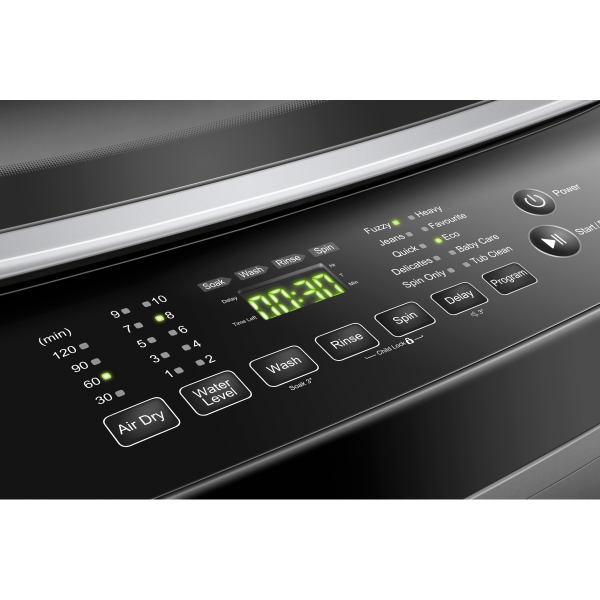 Hisense 8 kg Top Load Washing Machine (Titanium Gray ) WTJA8012UT/BD3 - Image 3