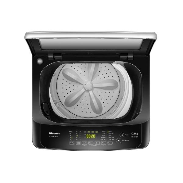 Hisense 10.5 kg Top Load Washing Machine ( Premium Black) WT5J1013DT/BD3 - Image 3